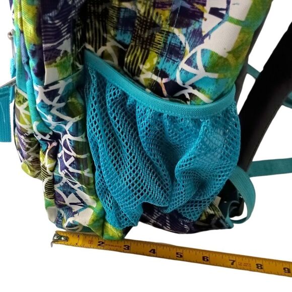 Jansport Backpack Peace Sign Allover Print Bohemian Boho Hippie Colorful Large. - Picture 4 of 16